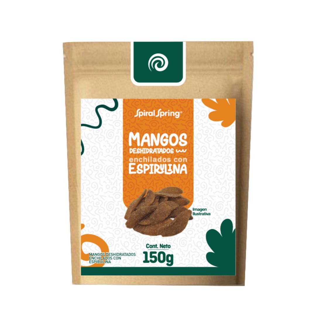 Mangos Deshidratados Enchilados con Espirulina 150g