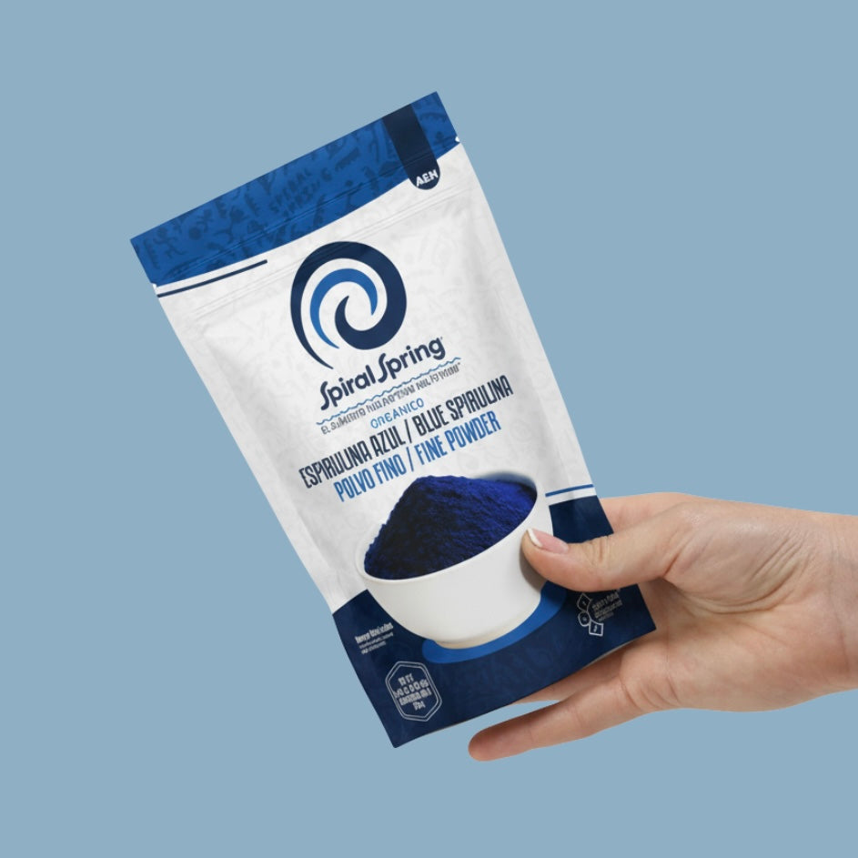 Espirulina Azul en Polvo 100g | Ficocianina orgánica.