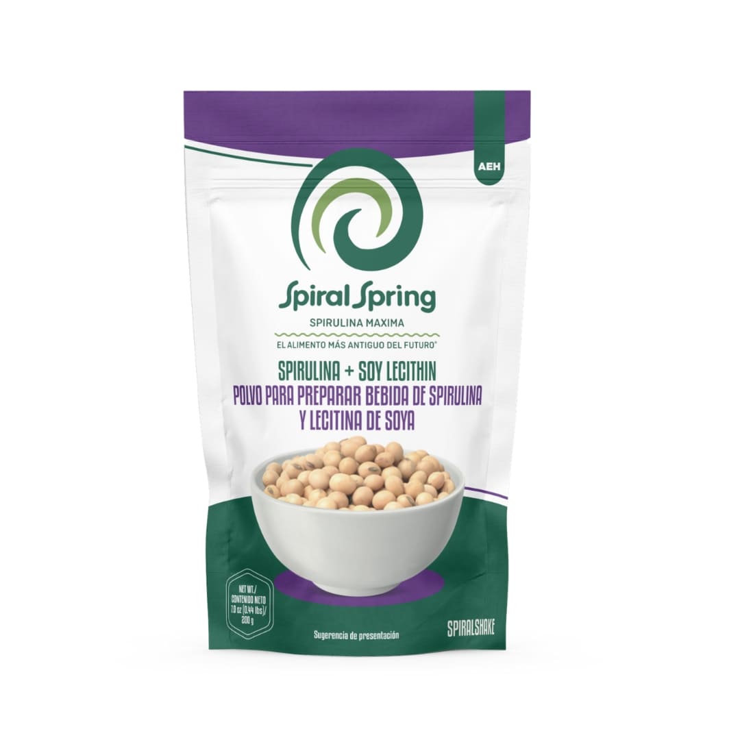 Espirulina + Lecitina de Soya en polvo.