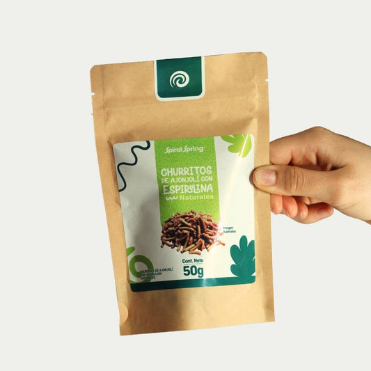 Churritos Naturales con Espirulina – 50g