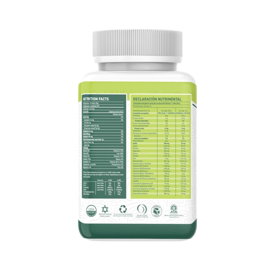 Espirulina en bolitas de 75g