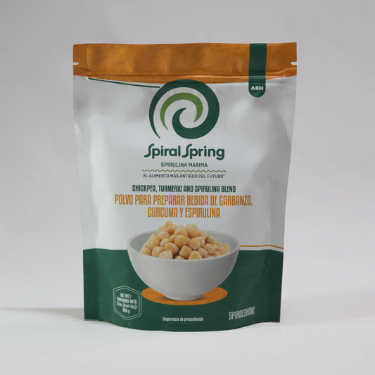Espirulina + Garbanzo y Cúrcuma en polvo