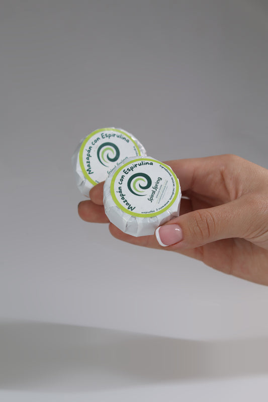 12 Mazapanes de Cacahuate con Espirulina