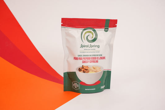 Espirulina + Canela y Jengibre en polvo