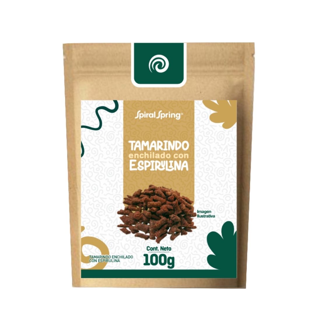 Tamarindos Deshidratados, Enchilados con Espirulina – 100g