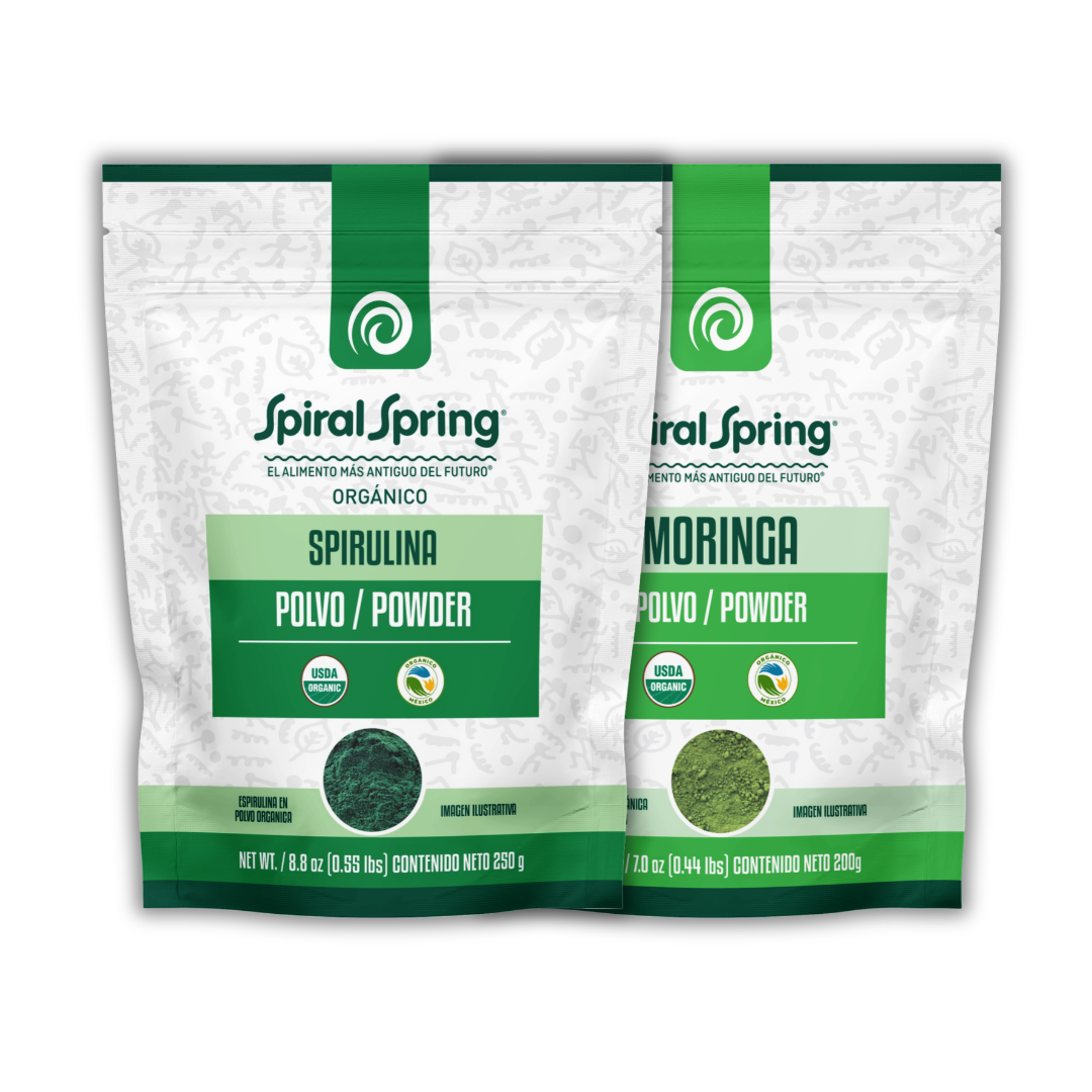 MORINGA + SPIRULINA POLVO