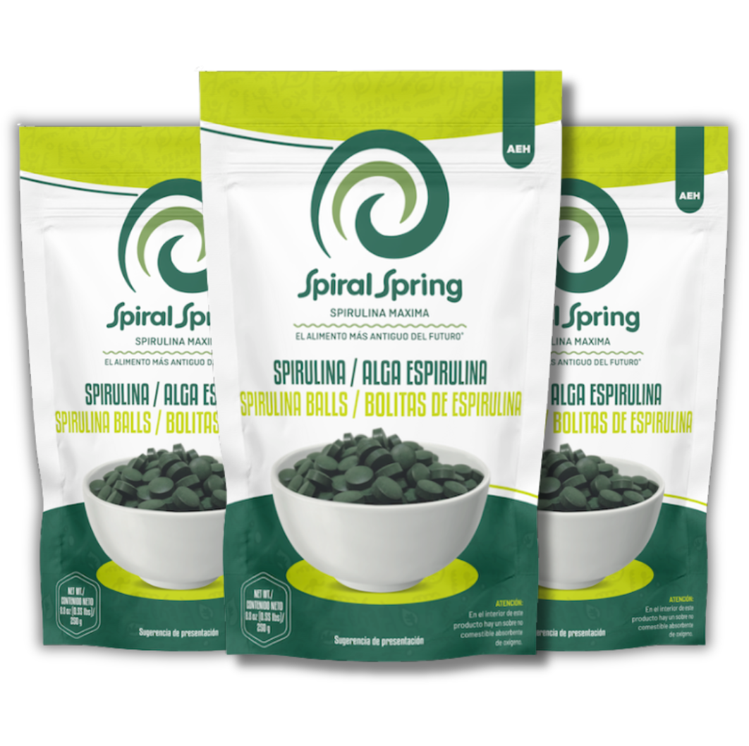 3x2 Bolitas de Espirulina de 250g