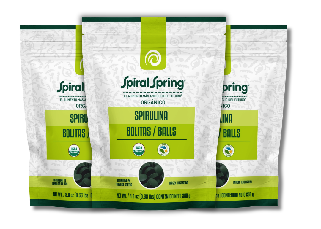 3x2 Bolitas de Espirulina de 250g