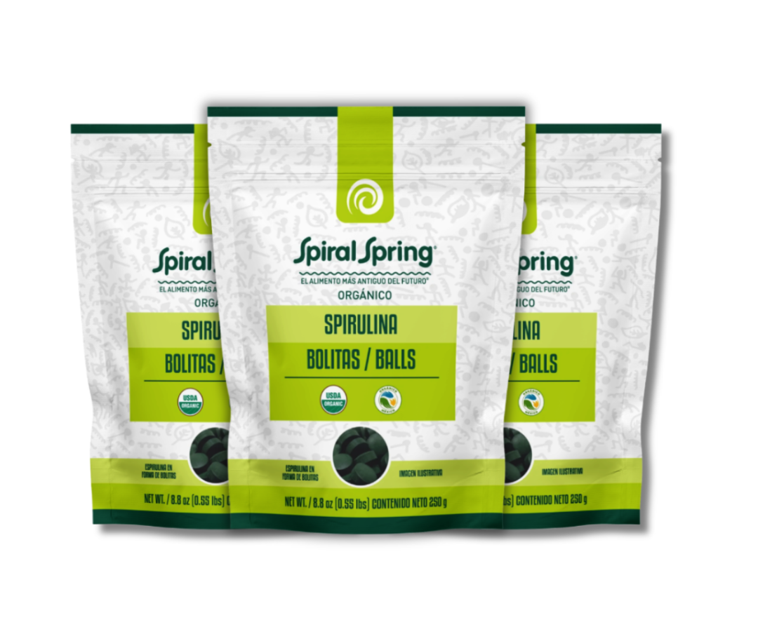 3x2 Bolitas de Espirulina de 250g