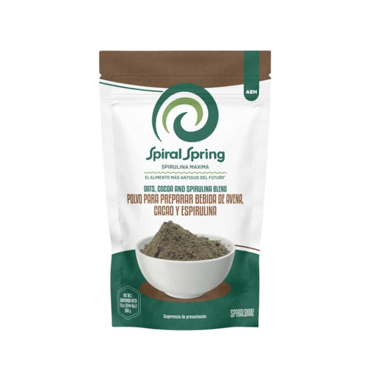 Spirulina + Cocoa and Oatmeal Powder 200g 