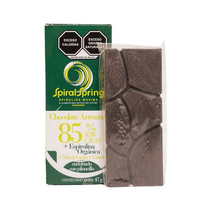 Artisan Chocolate Bar with Spirulina 47 grams 