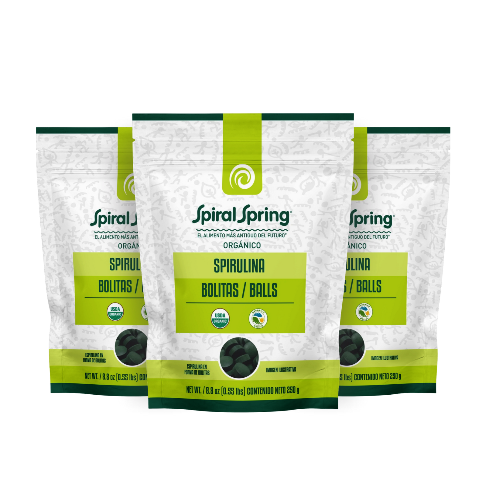 3x2 Bolitas de Espirulina de 250g