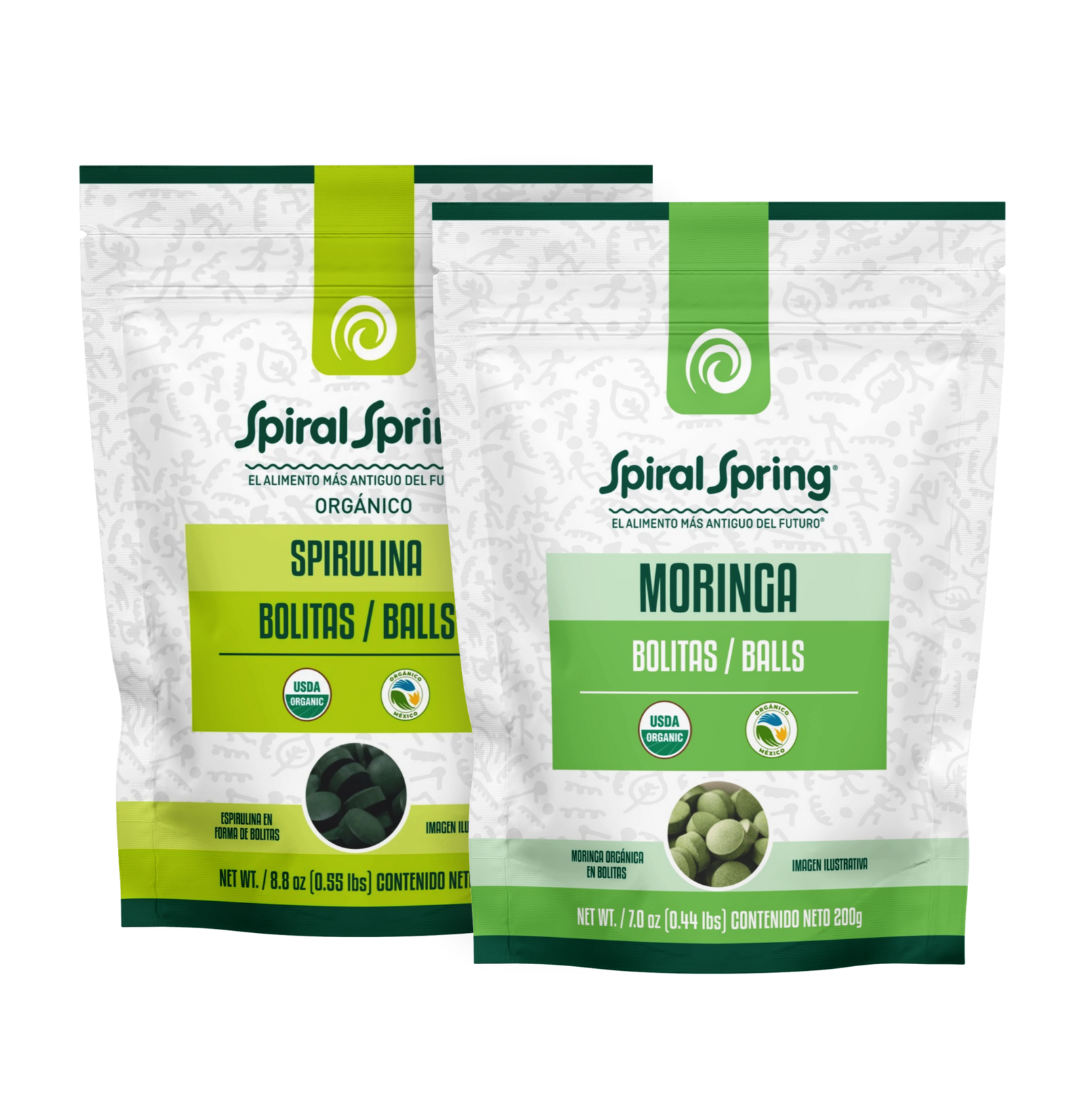 MORINGA + SPIRULINA BOLITAS