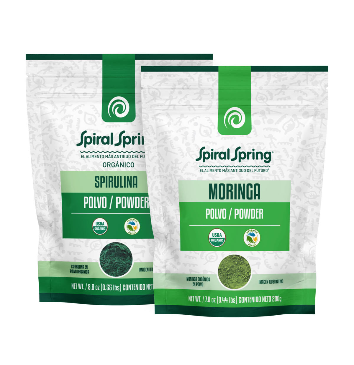 MORINGA + SPIRULINA POLVO