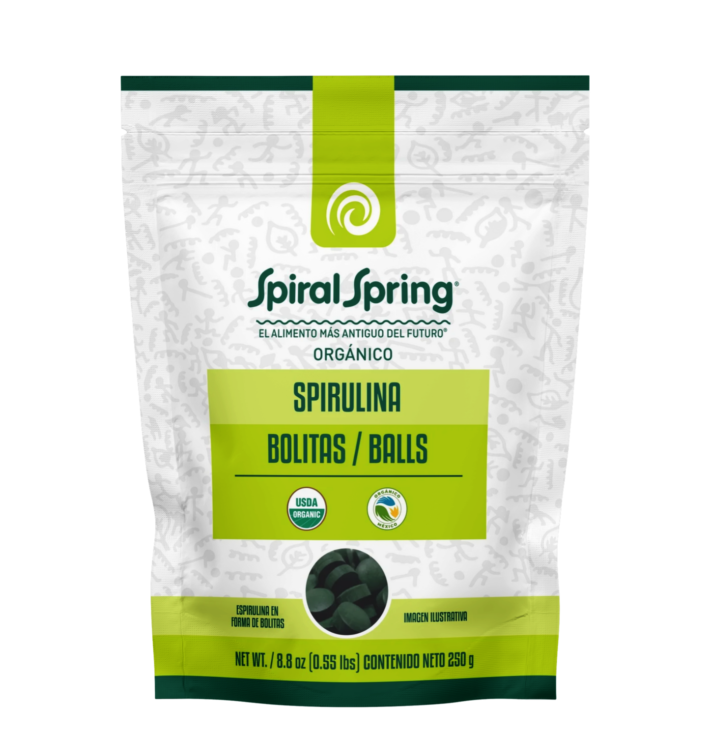 Espirulina en bolitas de 250g