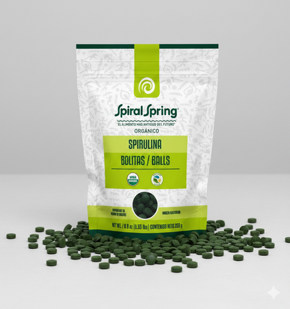 Espirulina en bolitas de 250g