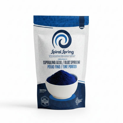 Espirulina Azul en Polvo 100g | Ficocianina orgánica.