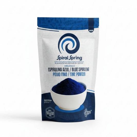 Espirulina Azul en Polvo 100g | Ficocianina orgánica.