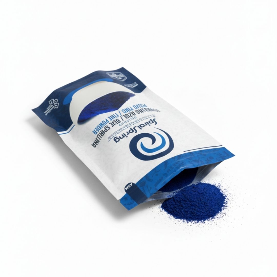 Espirulina Azul en Polvo 100g | Ficocianina orgánica.