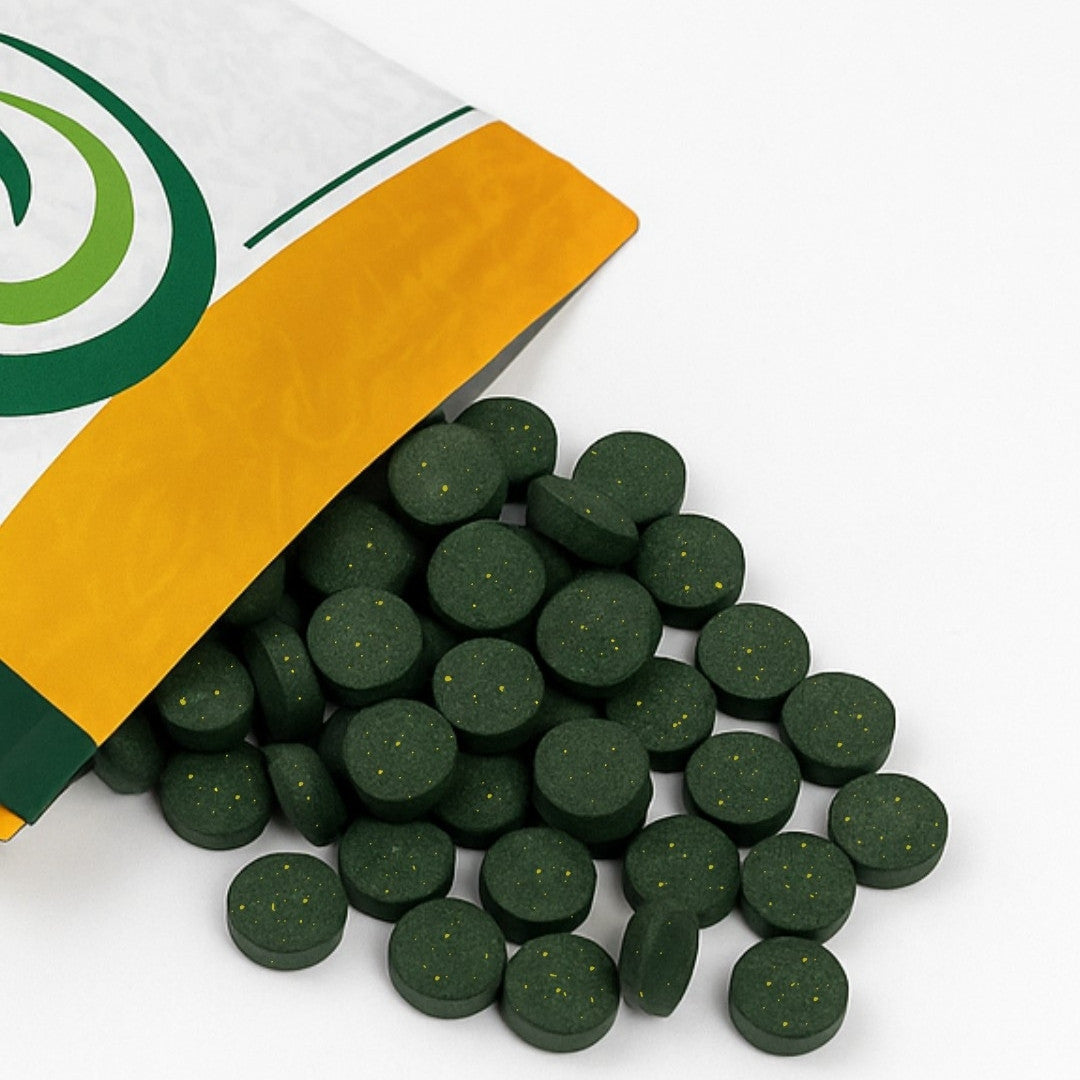 Espirulina líquida con propóleo y vitamina C + Tabletas de espirulina con Acido cítrico