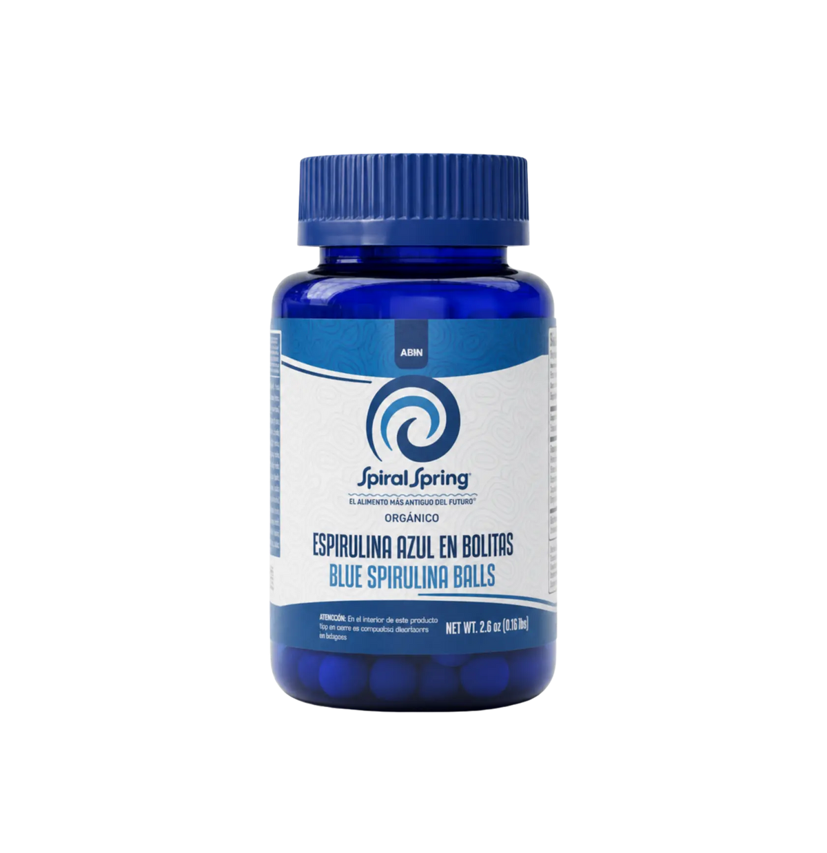 Frasco de Espirulina Azul en bolitas 50g | Ficocianina orgánica.