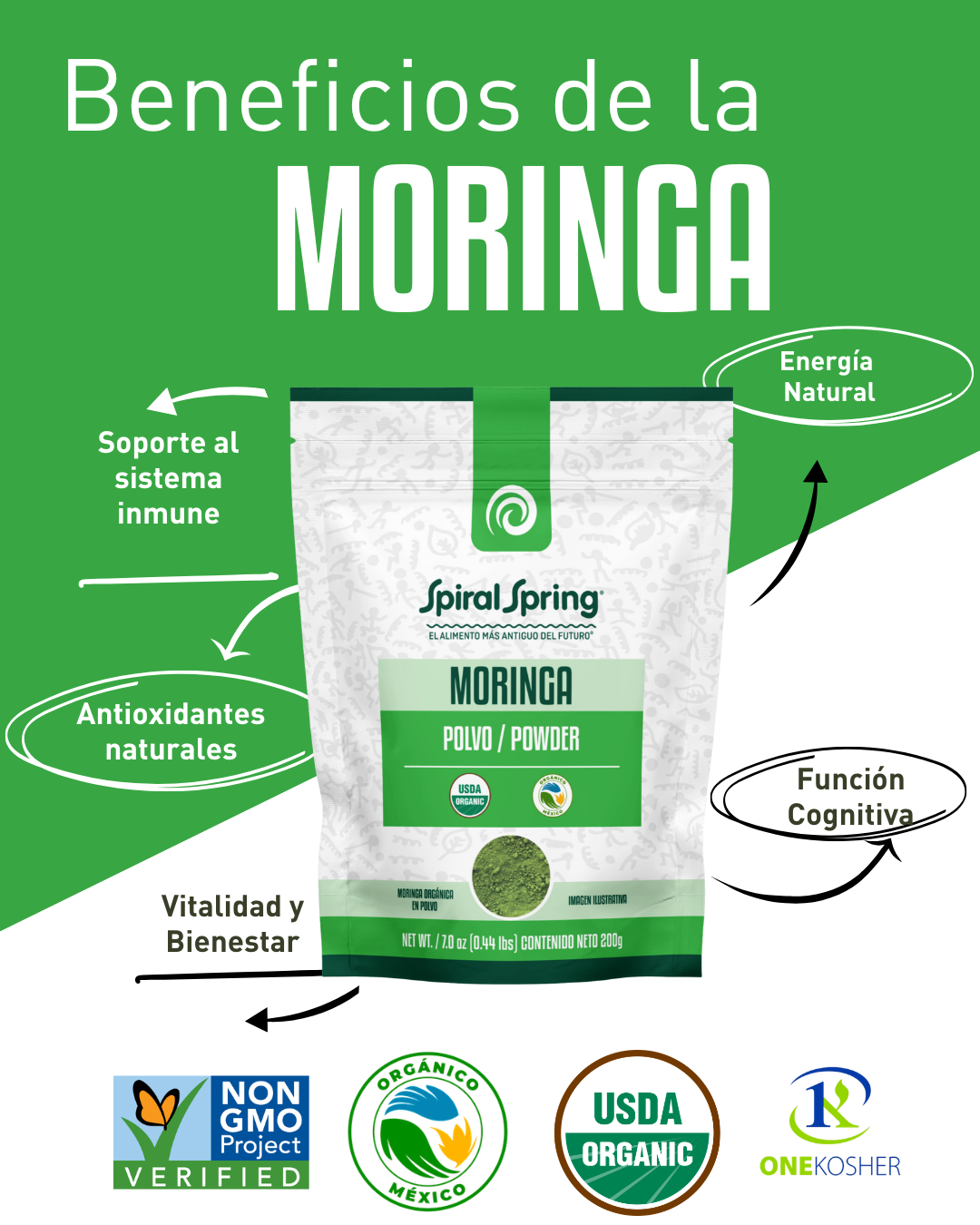 Moringa en Polvo - 200g