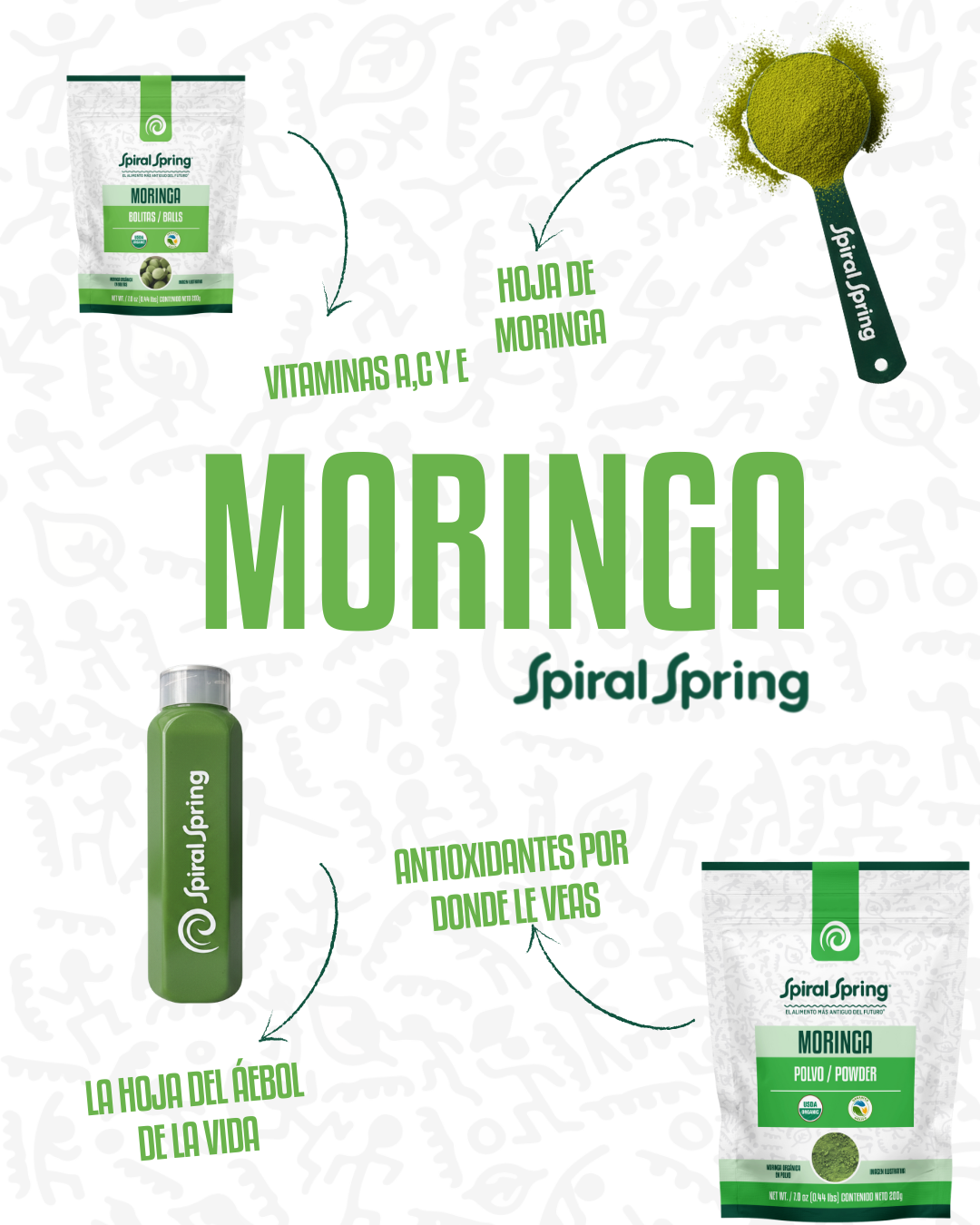 Moringa en Bolitas - 200g