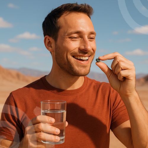 Espirulina líquida con propóleo y vitamina C + Tabletas de espirulina con Acido cítrico