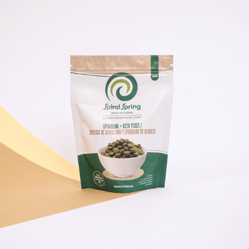 Espirulina en bolitas + Levadura de Cerveza de 200 gramos